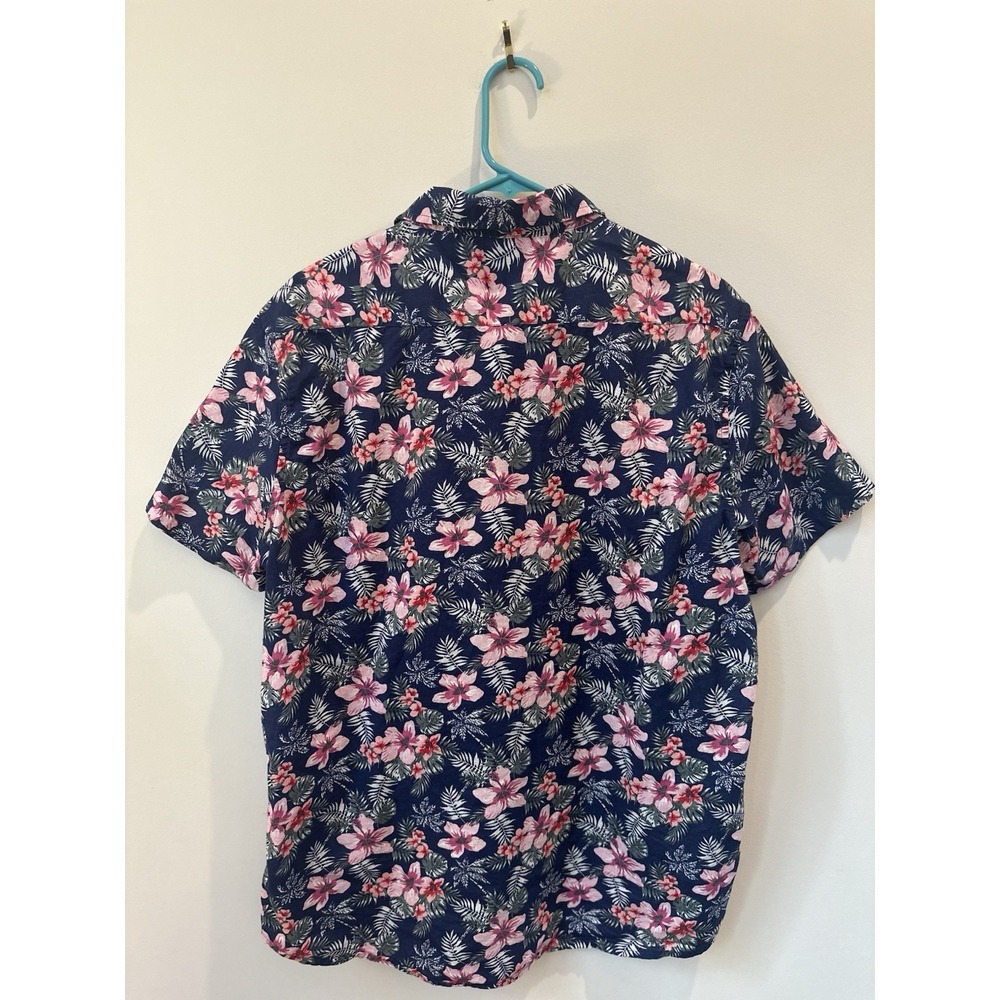 Men Cotton & Co Hawaiian Luau Floral Large Shirt - Picture 3 of 3